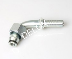 90°公制内螺纹24°锥带O型圈轻系列 工业软管