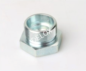 公制外螺纹24º内锥面堵头 工业软管