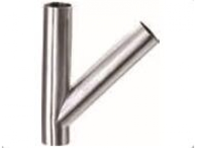 焊接式45°不锈钢斜三通