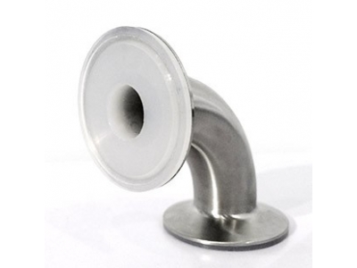 快装式不锈钢衬氟90度弯头